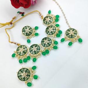 ชุดสร้อยคอไข่มุกมีนาคารี JeweleMarket Heritage ดีไซน์หรูหราสง่างาม สไตล์ชาติพันธุ์ คอลเลคชั่นเครื่องประดับแฟชั่น - Product Image 1