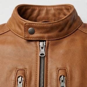 Veste de moto en cuir véritable pour homme de qualité supérieure, nouvelle arrivée, vestes de moto d'hiver, protections amovibles, personnalisables - Product Image 4