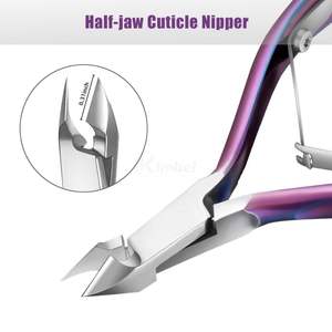 Cortacutículas Profesional de Titanio Arcoíris, Acero Inoxidable, para Eliminar Piel Muerta, Herramientas de Manicura, Afilado - Product Image 2