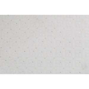 Tissu en Georgette Brodé de Paillettes pour Motif Floral Teignable Blanc Cassé, Largeur 44 Pouces, Travail au Fil Doré - Product Image 3
