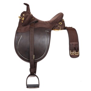 Silla de Montar Australiana Premium Tradicional Western para Doma Clásica, Estilo Inglés, con Árbol de Plástico, Sintética Genuina de Alta Calidad. - Product Image 1