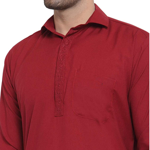 Tenues de mariage et de l'Aïd pour hommes, style pakistanais, shalwar kameez, designer, panjabi kurta, décontractées, 100% coton tricoté, tendance été - Product Image 5