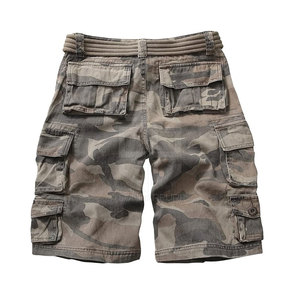 Pantalones cortos cargo para hombre, de algodón, ligeros, transpirables, de corte holgado, los más vendidos. - Product Image 2