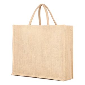 Sacs Double R personnalisés en jute avec poignées, sac fourre-tout avec fermeture éclair, sac isotherme pour déjeuner, idéal pour cadeaux et vin - Product Image 4