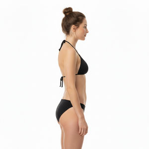 Conjunto de Bikini de 2 Piezas para Mujer, Ligero y de Alta Calidad, Transpirable, con Logotipo Frontal, Estampado Animal, Secado Rápido, Tanga Personalizable - Product Image 5