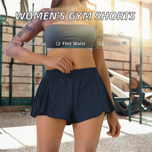 Pantalones Cortos de Yoga para Mujer, Sin Costuras, Color Sólido, de Alta Calidad, Spandex/Nylon, Secado Rápido, Elásticos en Cuatro Direcciones, para Entrenamiento en el Gimnasio, Éxito de Ventas, Llegada 2025 - Product Image 2