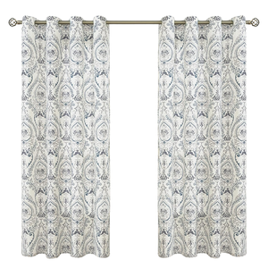 Floral Watercolor Printed Waterproof Shower Curtain Set | Flower Pattern Polyester Bathroom Curtain Wholesale OEM - Product Image 5