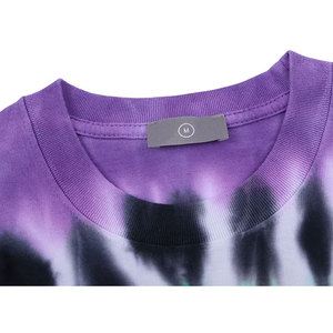Camiseta Gráfica Tie Dye de Moda Urbana, Top de Algodón Oversize, Camiseta Tie Dye Colorida, Camiseta Gráfica Informal de Verano de Corte Holgado - Product Image 6