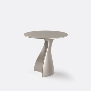Stylish <b>Black</b> Wood <b>Round</b> Coffee <b>Table</b> with Decorative Pedestal Base Living Room Furniture Handmade <b>Side</b> <b>Tables</b> - Product Image 3