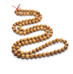 Aromático 108 Mala Beads Sándalo religioso tradicional 8mm Mala - Product Image 3