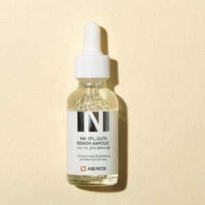 Ampolla Aberede Nia 10 Gluta Blemish con Niacinamida 10 y Glutatión para un tono de piel uniforme, reparación de la piel, suavidad facial y luminosidad. - Product Image 1