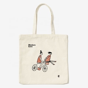 Bolsa de lona de algodón de gran capacidad personalizada al por mayor, bolsa de compras plegable reutilizable orgánica con logotipo personalizado - Product Image 3
