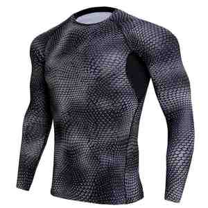 Camisetas de Compresión para Hombre, Sublimadas, de Poliéster, de Primera Calidad, para Gimnasio, Fitness, Surf, Buceo - Product Image 6