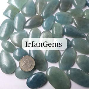 Cabujón de Aguamarina Natural hecho a mano, forma mixta, piedras preciosas sueltas, colección de mezcla de cristal, venta al por mayor, lote de colección de Aguamarina - Product Image 4