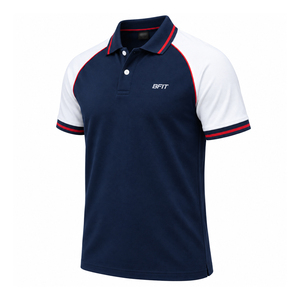 เสื้อโปโลผู้ชาย แขนสั้น ผ้าฝ้าย สวมใส่สบาย ปักลาย ระบายอากาศได้ดี สีพื้น - Product Image 4
