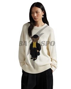 Pull décontracté d'hiver pour femme de qualité supérieure, col personnalisé, 100 % laine, anti-boulochage, boutonné sur le devant - Product Image 4