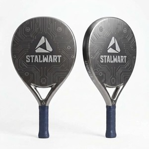 Raquette de pickleball Stalwart, noyau en bois de peuplier standard, légère, durable, poignée antidérapante sans bordure, entraînement pour adultes, toutes saisons - Product Image 4