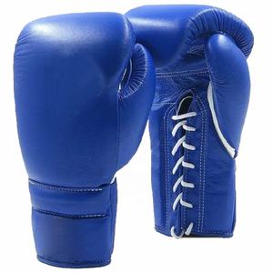 Guantes de boxeo de calidad superior personalizados de fábrica OEM cuero genuino PU con logotipo propio venta en línea - Product Image 1