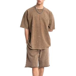 Shorts Streetwear Acid Wash, parfaits pour les looks urbains et le quotidien - Product Image 1