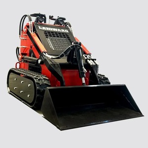 รถตักล้อยางขนาดเล็ก Kubota/เครื่องยนต์ดีเซล รถตักตีนตะขาบ Eaton รับประกัน 1 ปี ปั๊ม KYB แรงยกสูง สำหรับงานก่อสร้าง - Product Image 1