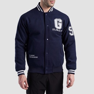 Veste universitaire personnalisée avec logo pour hommes, vêtements de rue haut de gamme, fabricant de vestes universitaires, commandes en gros - Product Image 3
