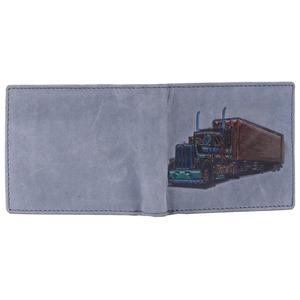 Portefeuille homme en cuir de luxe, best-seller, avec protection RFID, portefeuille à double pli pour le bureau, les courses et l'usage quotidien, disponible à la vente - Product Image 4