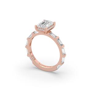 Elegante Anillo de Diamante Creado en Laboratorio de 3.28 Quilates, Oro Amarillo de 10KT/14KT, Estilo Único y Ligero, Anillo de Promesa para Regalo de Aniversario - Product Image 5