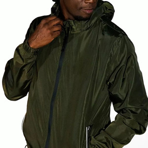 Wrinkled Fabric Outdoor Hiking Camping Sportswear Windbreaker Men's Tracksuit Fashion Clothing 2 Piece <b>Wind</b> <b>Breaker</b> Tracksuits - Product Image 5