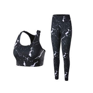 Conjuntos Deportivos de 2 Piezas para Mujer, Cintura Media, Leggings sin Mangas, Transpirables, Ecológicos, Spandex/Poliéster, Color Sólido, Venta al Por Mayor - Product Image 6