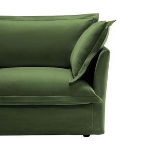 Ensemble de fauteuils de salon spacieux avec ottoman recouvert de tissu, fauteuil rembourré à assise profonde et ottoman large, design élégant de fauteuil. - Product Image 6