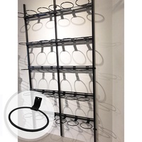 Support mural personnalisé pour ballon de football Swift Courser, pour promotion en magasin - Commémoratif Noir/Blanc