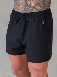 Pantalones Cortos Ecológicos de Cintura Alta para Hombre, Tela Oxford con Cierre de Cordón, Colección de Verano 2024, Secado Rápido, Ajuste Ajustable, Entrenamiento - Product Image 4