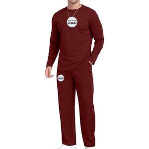 Custom Cotton Sweatsuit Premium French Terry Athletic Set Low MOQ Supplier Direct Production - Product Image 3