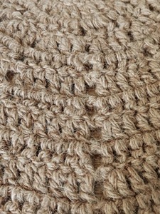 Handcrafted Scandinavian Style Door Mat Flat Pile Thin Home Use <b>Half</b> Circle Wool Acrylic Rug Solid Color Non <b>Slip</b> Rubber Backing - Product Image 6