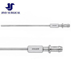 Cánula de Succión e Irrigación Laparoscópica Manual de Acero Inoxidable de Primera Calidad, Punta Angulada, Reutilizable, Tubo Aspirador Endoscópico Quirúrgico - Product Image 2