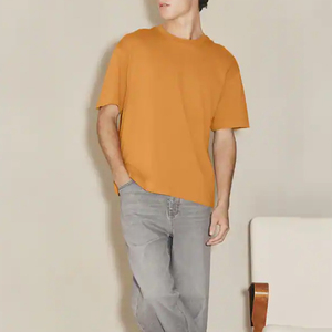 เสื้อยืดผู้ชายทรงบ็อกซี่ พิมพ์ลายกราฟิกทั้งตัว คุณภาพพรีเมียม สั่งทำได้ พร้อมโลโก้แบบกำหนดเอง คอกลม ทรงครอป แฟชั่นเสื้อยืดทรงบ็อกซี่สำหรับผู้ชาย - Product Image 3
