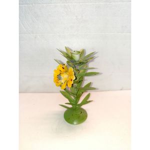 Iron Floral Taper Candle Stand <b>Decorative</b> Green Plant Branch Candle Holder Modern <b>Table</b> <b>Top</b> Wedding Party Centerpieces <b>Decor</b> - Product Image 5