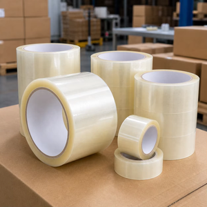 Cinta Adhesiva Acrílica Transparente BOPP, Resistente al Agua, de Alta Adhesión, para Sellado de Cajas de Exportación, Almacenamiento y Embalaje - Product Image 3