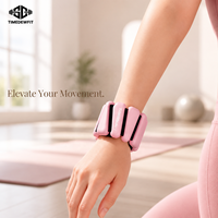 Poids de poignet en silicone ajustables et esthétiques pour femmes, pour la marche, et poids de cheville portables pour le yoga et le Pilates