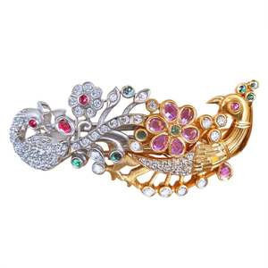 Hair Clips for Women-Casual Metal & Acetate Hairpins with Rhinestone & Crystal Decor Wedding & Christmas Styles - Product Image 2