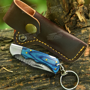 Damascus Steel Folding Knife Professional Outdoor <b>Small</b> Folding Pocket Knife Wholesale 2026 New Design Outdoor Camping Knife - Product Image 4