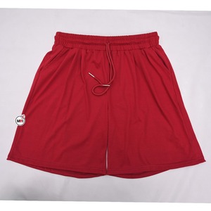 Shorts de sport décontractés pour hommes, couleur unie, écologiques, respirants, taille élastique, 100% polyester, pour la plage, le camping, la randonnée, le surf - Product Image 1