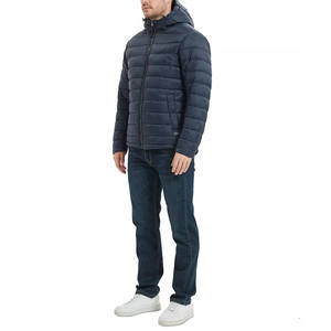 Invierno a prueba de viento 100% Nylon calentado hombres chaqueta acolchada negra deportes al aire libre chaqueta acolchada mantener caliente chaqueta de invierno - Product Image 2