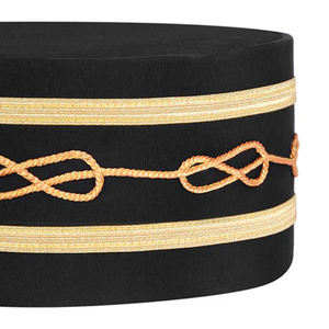 Gorra de la Orden del Círculo Dorado con Lentejuelas Bordadas y Hilos de Oro, Gorro Masónico Transpirable para Exteriores, Unisex - Product Image 5