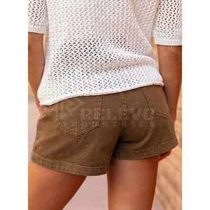 Nuevos Pantalones Cortos de Mezclilla Hip Hop para Hombre, Ropa Casual de Verano, Tela Resistente, Estilo Urbano, Ajuste Cómodo, Transpirable, Elástico, Venta al Por Mayor - Product Image 3