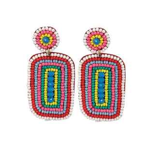 Pendientes de Cuentas Elegantes y Asequibles, Joyería Hecha a Mano para Mujer a un Precio Económico - Product Image 1