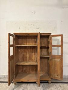Modernos Gabinetes de Cocina de Madera Maciza Marrón, Estilo Antiguo, Lujosos, Multifuncionales y Ecológicos - Product Image 4