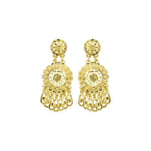 Conjunto de Joyería Nupcial Larga Estilo Dubái al por Mayor, Chapado en Oro de 14K, 18K, 24K, Diseño Turco Tradicional, Conjunto de Joyería de Moda - Product Image 4