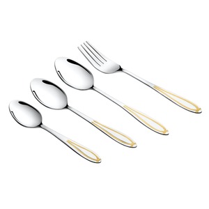 Modern Stainless Steel Cutlery <b>Set</b> Elegant Silver Flatware <b>Set</b> with <b>Spoon</b> <b>Fork</b> <b>Knife</b> for Dining and Table Setting - Product Image 1