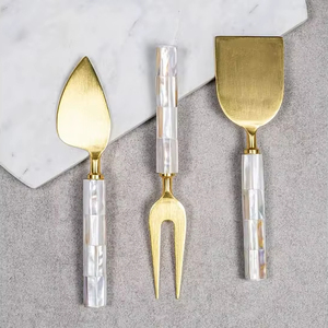 Trending Design Stainless Steel Cheese Knife Resin Cheese Knife MOP Cheese Knife <b>Wood</b> Cheese Knife At very best factory Price - Product Image 1